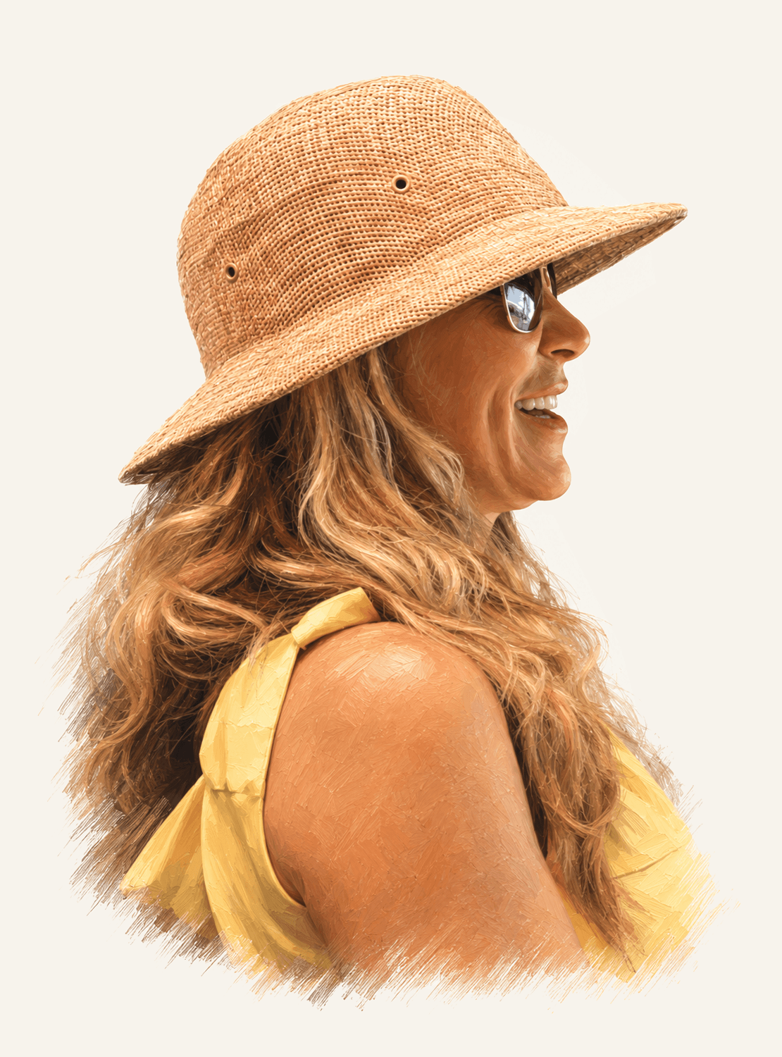 Painted portrait of Hollis Wilder