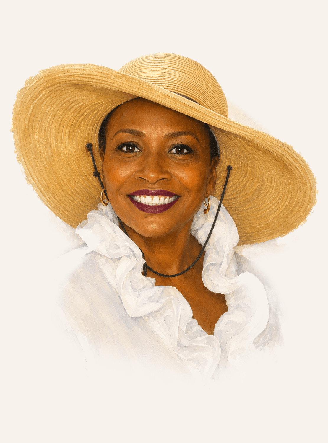 Painted portrait of Jenifer Lewis