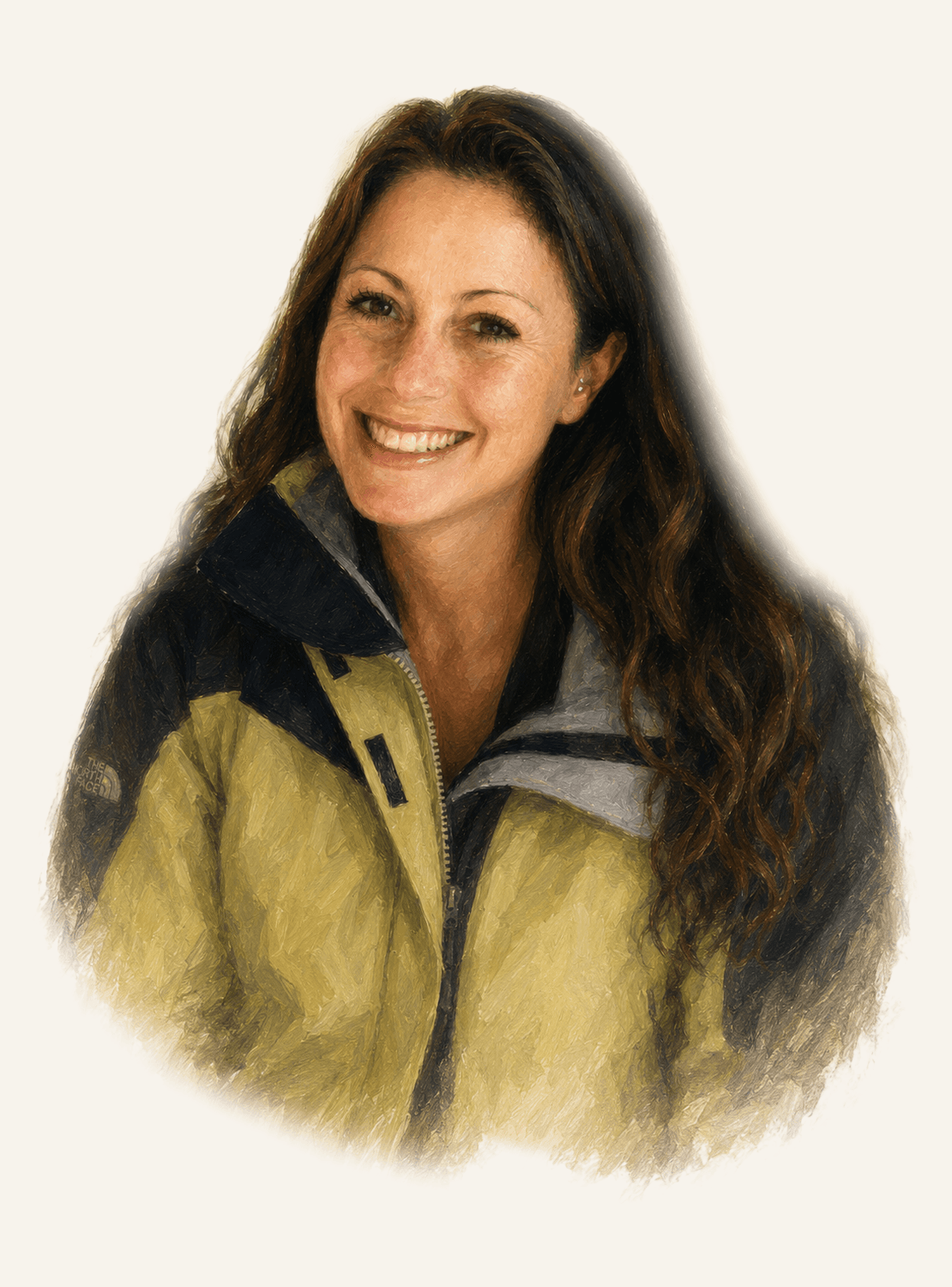 Painted portrait of Marya Hornbacher